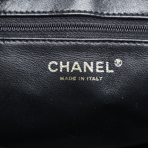 Chanel Coco Mark Handbag Tote Bag Black - Picture 5 of 6